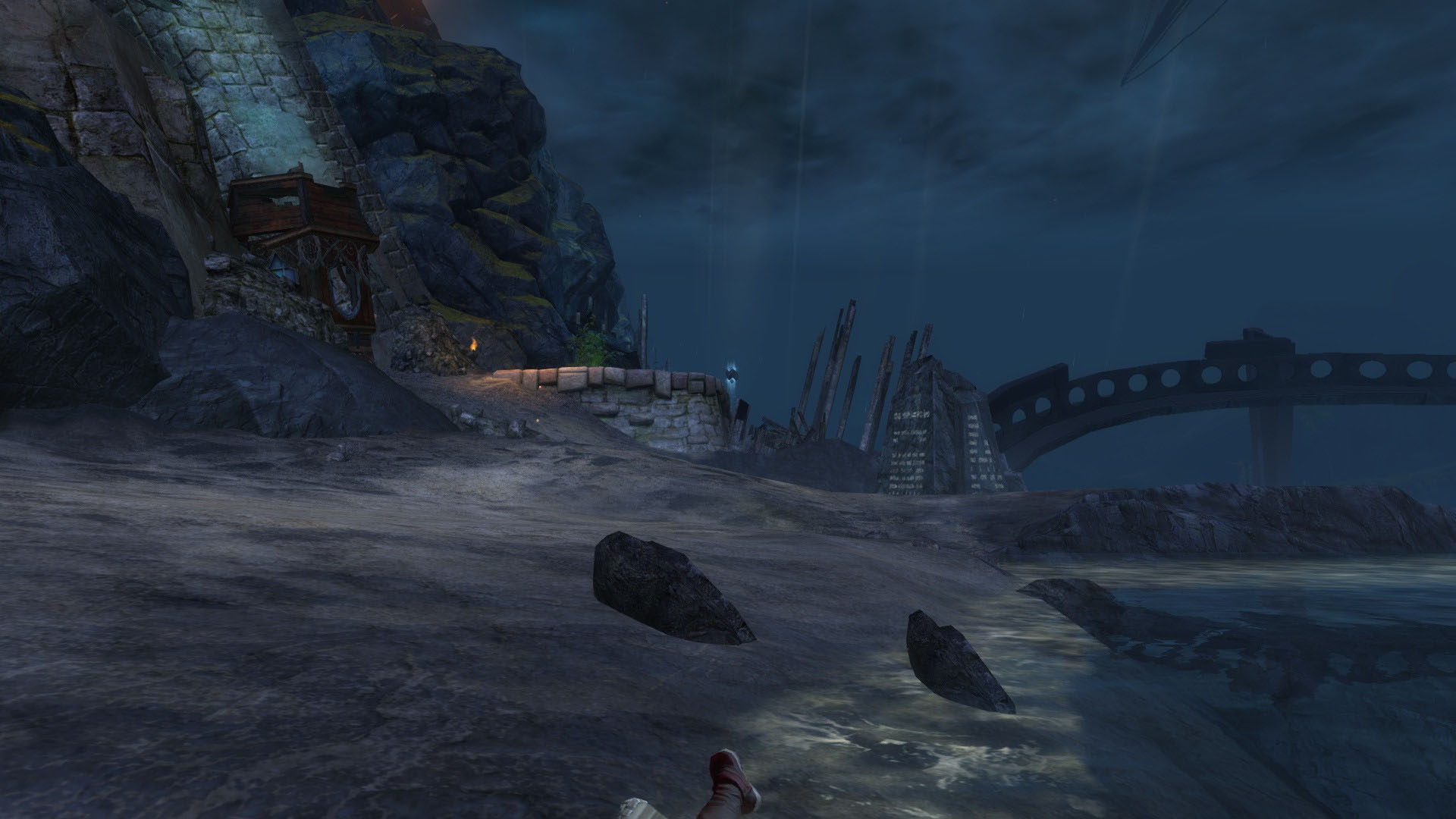 Image of the Lion's Arch docks after Scarlet's invasion